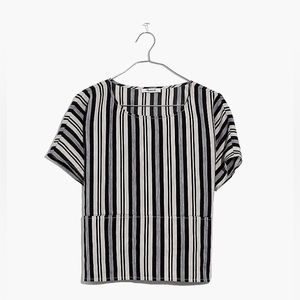 Madewell Boxy Top in Evelyn Stripe Size S